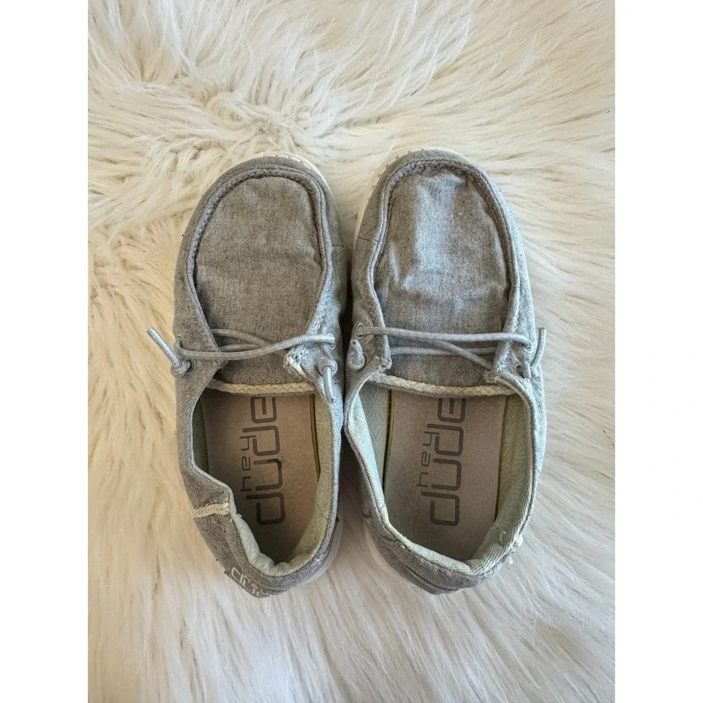 Hey dude Wendy youth‎ size 11 grey shoes